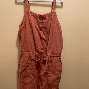 Kids Rust Jumpsuit